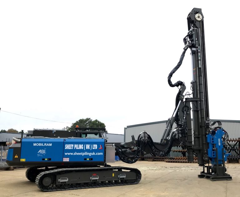 UK First Long Reach Telescopic Leader Rig • ABI Equipment Ltd